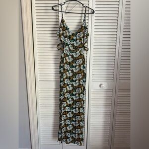 Black floral Maxi dress